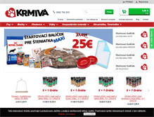 Tablet Screenshot of krmiva.sk